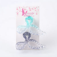 Matte Color Solid Claw Bobby Pin Set Claw Bag Stylish Bobby Pin Set - 7DAY'S