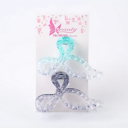 Matte Color Solid Claw Bobby Pin Set Claw Bag Stylish Bobby Pin Set - 7DAY'S