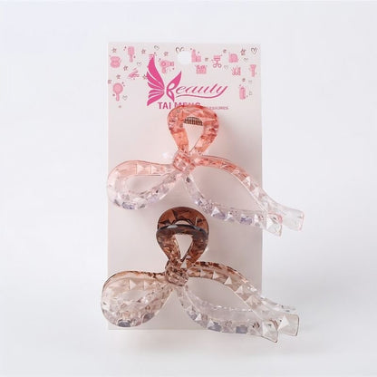 Matte Color Solid Claw Bobby Pin Set Claw Bag Stylish Bobby Pin Set - 7DAY'S