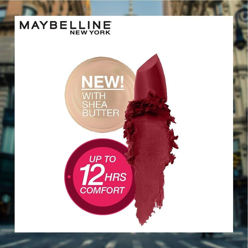 Maybelline Color Sensational Lipstick, Lip Makeup, Cream Finish, Hydrating Lipstick, Crazy for Coffee, Nude Pink ,1 Count - 7DAY'S