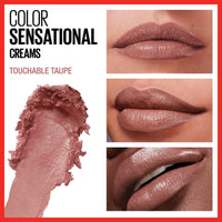 Maybelline Color Sensational Lipstick, Lip Makeup, Cream Finish, Hydrating Lipstick, Crazy for Coffee, Nude Pink ,1 Count - 7DAY'S