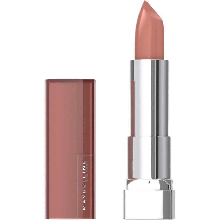 Maybelline Color Sensational Lipstick, Lip Makeup, Cream Finish, Hydrating Lipstick, Crazy for Coffee, Nude Pink ,1 Count - 7DAY'S