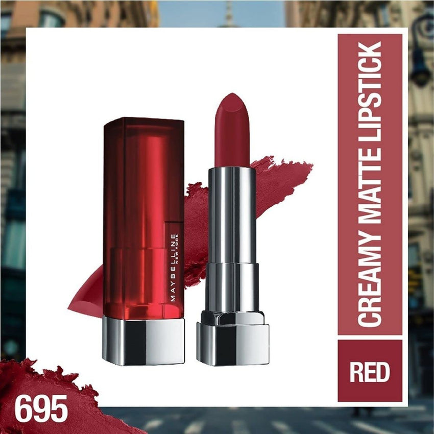 Maybelline Color Sensational Lipstick, Lip Makeup, Cream Finish, Hydrating Lipstick, Crazy for Coffee, Nude Pink ,1 Count - 7DAY'S