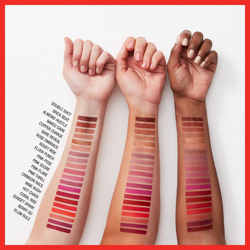 Maybelline Color Sensational Lipstick, Lip Makeup, Cream Finish, Hydrating Lipstick, Crazy for Coffee, Nude Pink ,1 Count - 7DAY'S