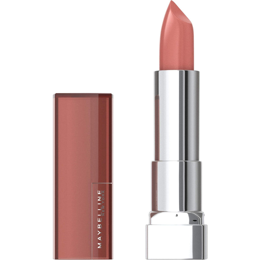 Maybelline Color Sensational Lipstick, Lip Makeup, Cream Finish, Hydrating Lipstick, Crazy for Coffee, Nude Pink ,1 Count - 7DAY'S
