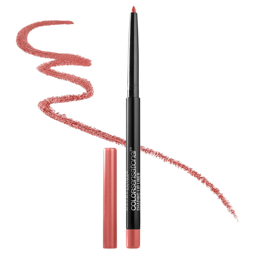 Maybelline Color Sensational Shaping Lip Liner with Self - Sharpening Tip, Totally Toffee, Nude, 1 Count - 7DAY'S