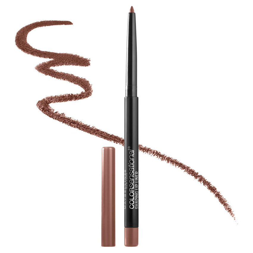 Maybelline Color Sensational Shaping Lip Liner with Self - Sharpening Tip, Totally Toffee, Nude, 1 Count - 7DAY'S