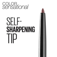 Maybelline Color Sensational Shaping Lip Liner with Self - Sharpening Tip, Totally Toffee, Nude, 1 Count - 7DAY'S