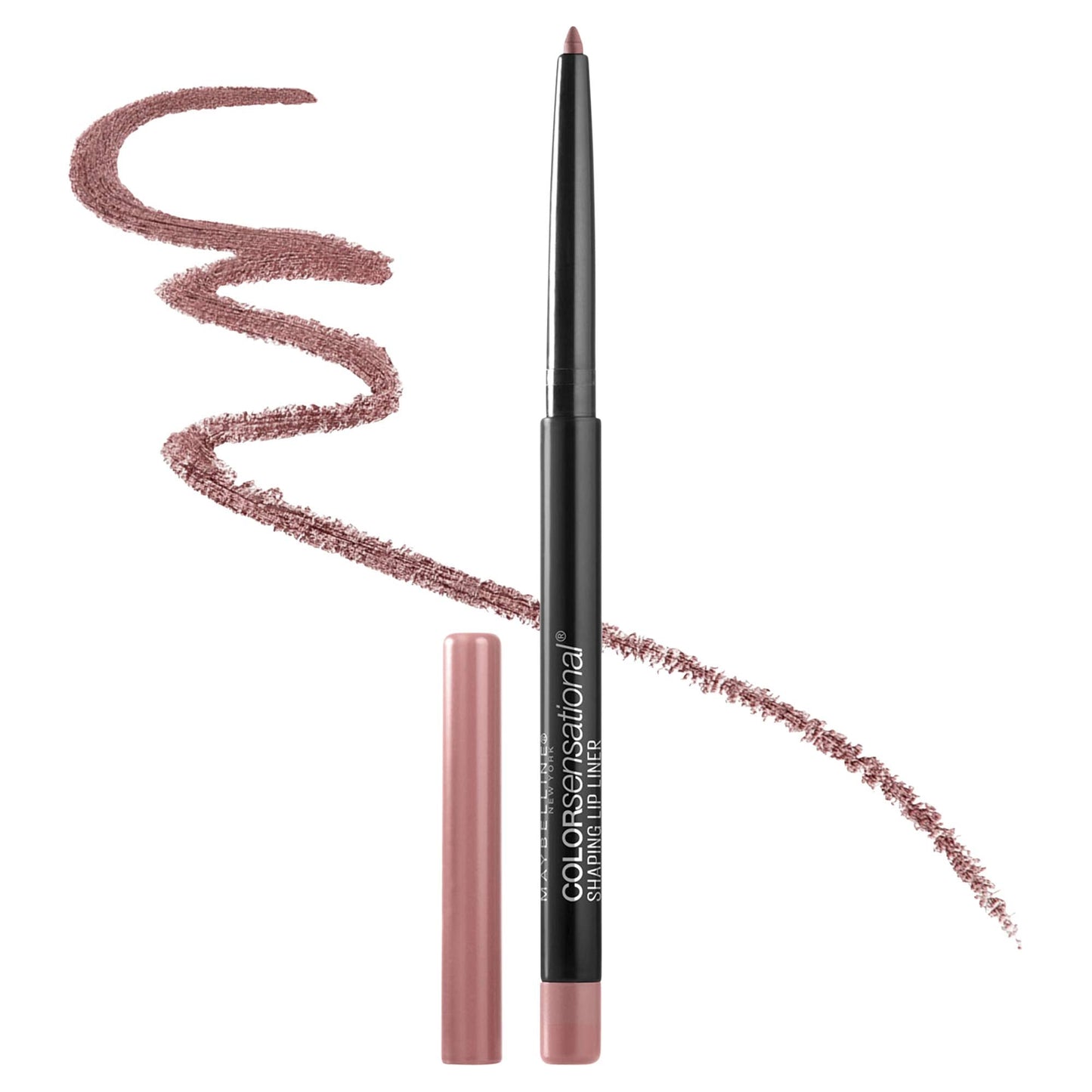 Maybelline Color Sensational Shaping Lip Liner with Self - Sharpening Tip, Totally Toffee, Nude, 1 Count - 7DAY'S