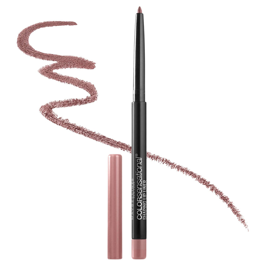 Maybelline Color Sensational Shaping Lip Liner with Self - Sharpening Tip, Totally Toffee, Nude, 1 Count - 7DAY'S