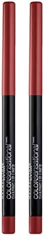 Maybelline Color Sensational Shaping Lip Liner with Self - Sharpening Tip, Totally Toffee, Nude, 1 Count - 7DAY'S