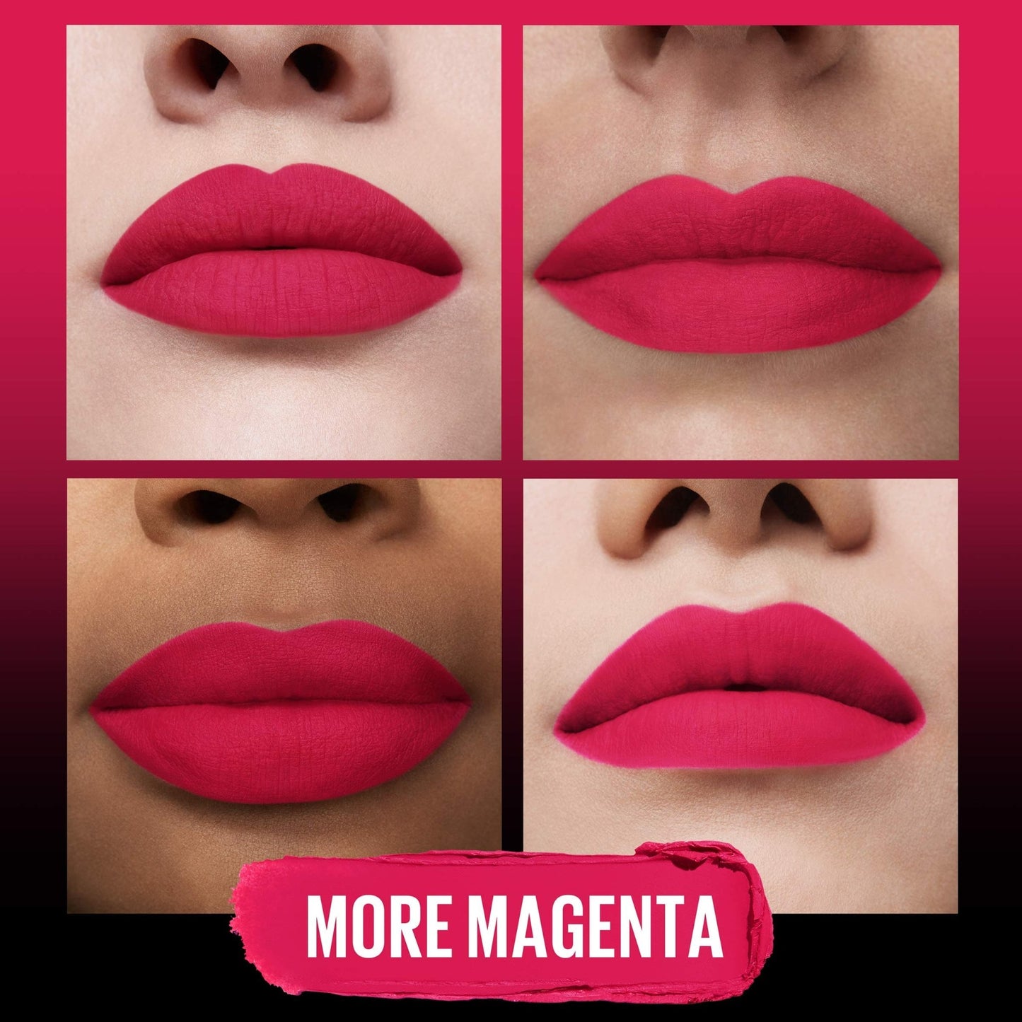 Maybelline Color Sensational Ultimatte Matte Lipstick, Non - Drying, Intense Color Pigment, More Berry, Warm Berry Purple, 1 Count - 7DAY'S