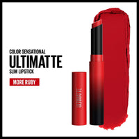 Maybelline Color Sensational Ultimatte Matte Lipstick, Non - Drying, Intense Color Pigment, More Berry, Warm Berry Purple, 1 Count - 7DAY'S