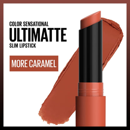 Maybelline Color Sensational Ultimatte Matte Lipstick, Non - Drying, Intense Color Pigment, More Berry, Warm Berry Purple, 1 Count - 7DAY'S