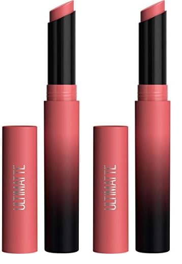 Maybelline Color Sensational Ultimatte Matte Lipstick, Non - Drying, Intense Color Pigment, More Berry, Warm Berry Purple, 1 Count - 7DAY'S