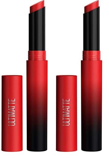 Maybelline Color Sensational Ultimatte Matte Lipstick, Non - Drying, Intense Color Pigment, More Berry, Warm Berry Purple, 1 Count - 7DAY'S