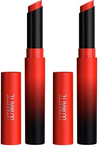 Maybelline Color Sensational Ultimatte Matte Lipstick, Non - Drying, Intense Color Pigment, More Berry, Warm Berry Purple, 1 Count - 7DAY'S