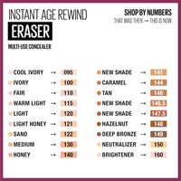 Maybelline Instant Age Rewind Eraser Dark Circles Treatment Multi - Use Concealer, 110, 1 Count (Packaging May Vary) - 7DAY'S