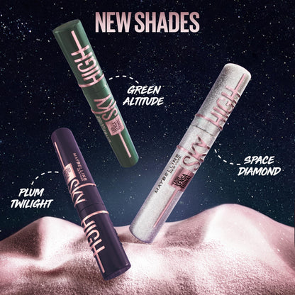 Maybelline Lash Sensational Sky High Washable Mascara Makeup, Volumizing, Lengthening, Defining, Curling, Multiplying, Buildable Formula, Blackest Black, 1 Count - 7DAY'S