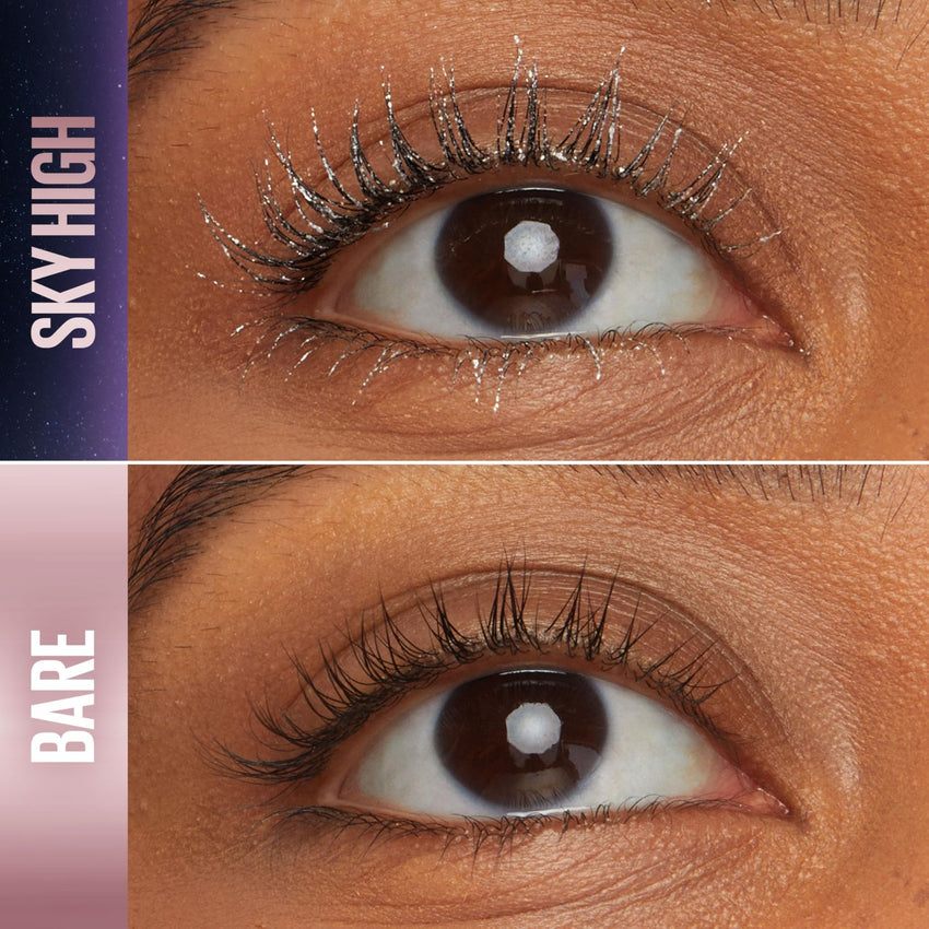 Maybelline Lash Sensational Sky High Washable Mascara Makeup, Volumizing, Lengthening, Defining, Curling, Multiplying, Buildable Formula, Blackest Black, 1 Count - 7DAY'S