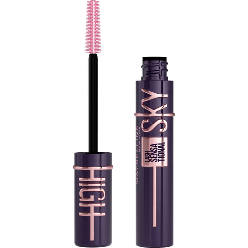 Maybelline Lash Sensational Sky High Washable Mascara Makeup, Volumizing, Lengthening, Defining, Curling, Multiplying, Buildable Formula, Blackest Black, 1 Count - 7DAY'S