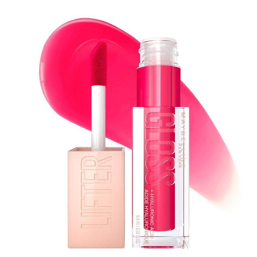 Maybelline Lifter Gloss, Hydrating Honey'd Lip Gloss with Hyaluronic Acid, High Shine for Plumper Looking Lips, Honey, 1 Count - 7DAY'S