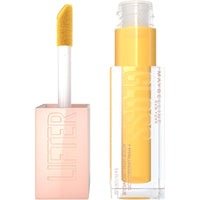 Maybelline Lifter Gloss, Hydrating Honey'd Lip Gloss with Hyaluronic Acid, High Shine for Plumper Looking Lips, Honey, 1 Count - 7DAY'S