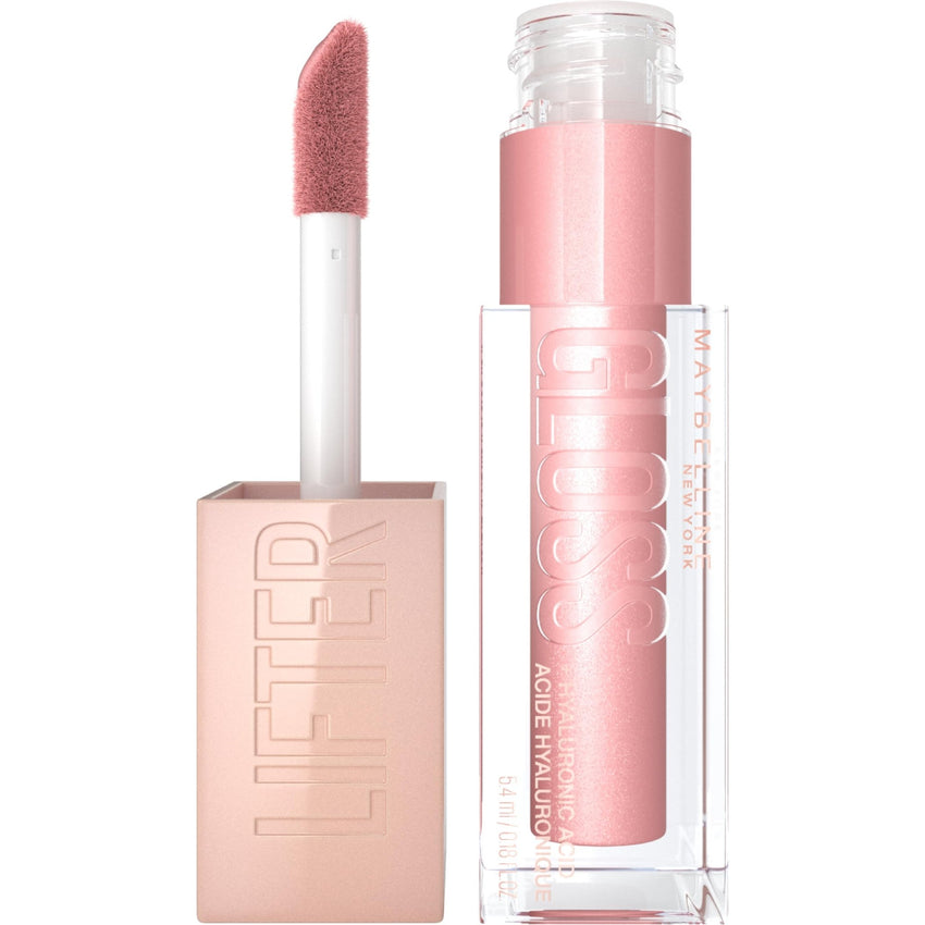 Maybelline Lifter Gloss, Hydrating Honey'd Lip Gloss with Hyaluronic Acid, High Shine for Plumper Looking Lips, Honey, 1 Count - 7DAY'S