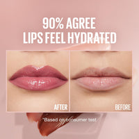 Maybelline Lifter Gloss, Hydrating Honey'd Lip Gloss with Hyaluronic Acid, High Shine for Plumper Looking Lips, Honey, 1 Count - 7DAY'S
