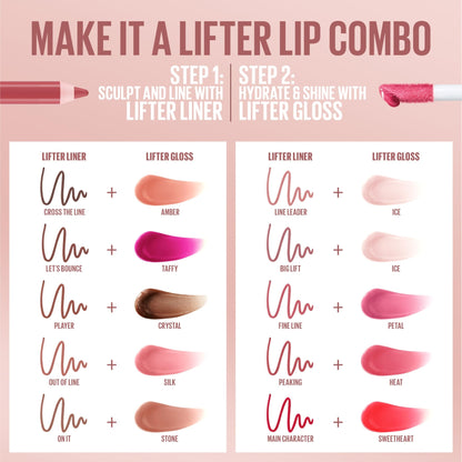 Maybelline Lifter Gloss, Hydrating Honey'd Lip Gloss with Hyaluronic Acid, High Shine for Plumper Looking Lips, Honey, 1 Count - 7DAY'S