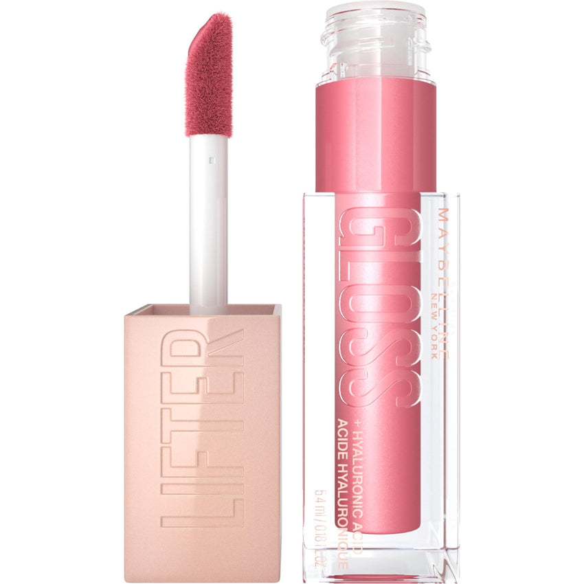 Maybelline Lifter Gloss, Hydrating Honey'd Lip Gloss with Hyaluronic Acid, High Shine for Plumper Looking Lips, Honey, 1 Count - 7DAY'S