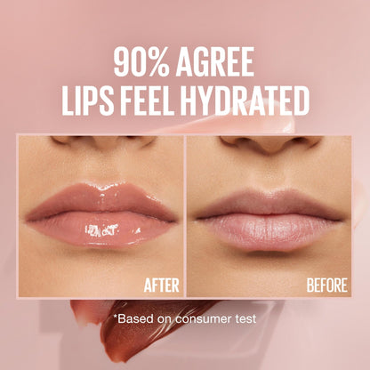 Maybelline Lifter Gloss, Hydrating Honey'd Lip Gloss with Hyaluronic Acid, High Shine for Plumper Looking Lips, Honey, 1 Count - 7DAY'S
