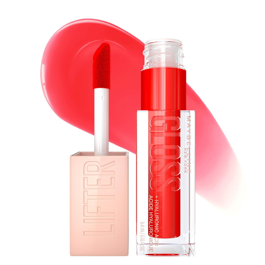 Maybelline Lifter Gloss, Hydrating Honey'd Lip Gloss with Hyaluronic Acid, High Shine for Plumper Looking Lips, Honey, 1 Count - 7DAY'S
