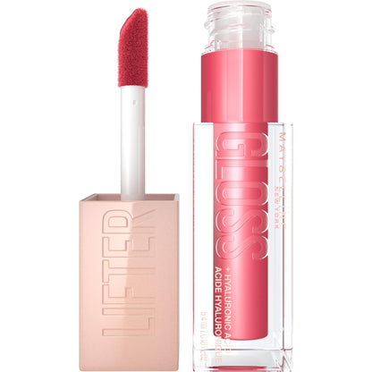 Maybelline Lifter Gloss, Hydrating Honey'd Lip Gloss with Hyaluronic Acid, High Shine for Plumper Looking Lips, Honey, 1 Count - 7DAY'S