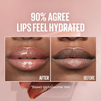Maybelline Lifter Gloss, Hydrating Honey'd Lip Gloss with Hyaluronic Acid, High Shine for Plumper Looking Lips, Honey, 1 Count - 7DAY'S