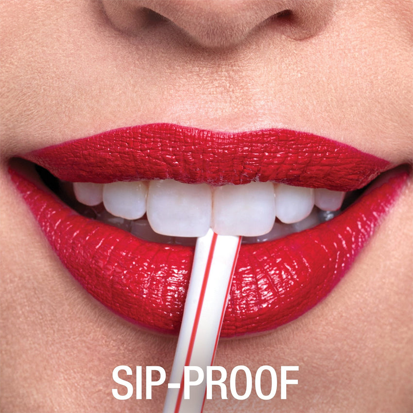 Maybelline Super Stay 24, 2 - Step Liquid Lipstick Makeup, Long Lasting Highly Pigmented Color with Moisturizing Balm, Very Cranberry, Ruby Red, 1 Count - 7DAY'S