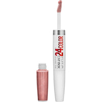 Maybelline Super Stay 24, 2 - Step Liquid Lipstick Makeup, Long Lasting Highly Pigmented Color with Moisturizing Balm, Very Cranberry, Ruby Red, 1 Count - 7DAY'S