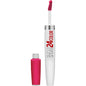 Maybelline Super Stay 24, 2 - Step Liquid Lipstick Makeup, Long Lasting Highly Pigmented Color with Moisturizing Balm, Very Cranberry, Ruby Red, 1 Count - 7DAY'S