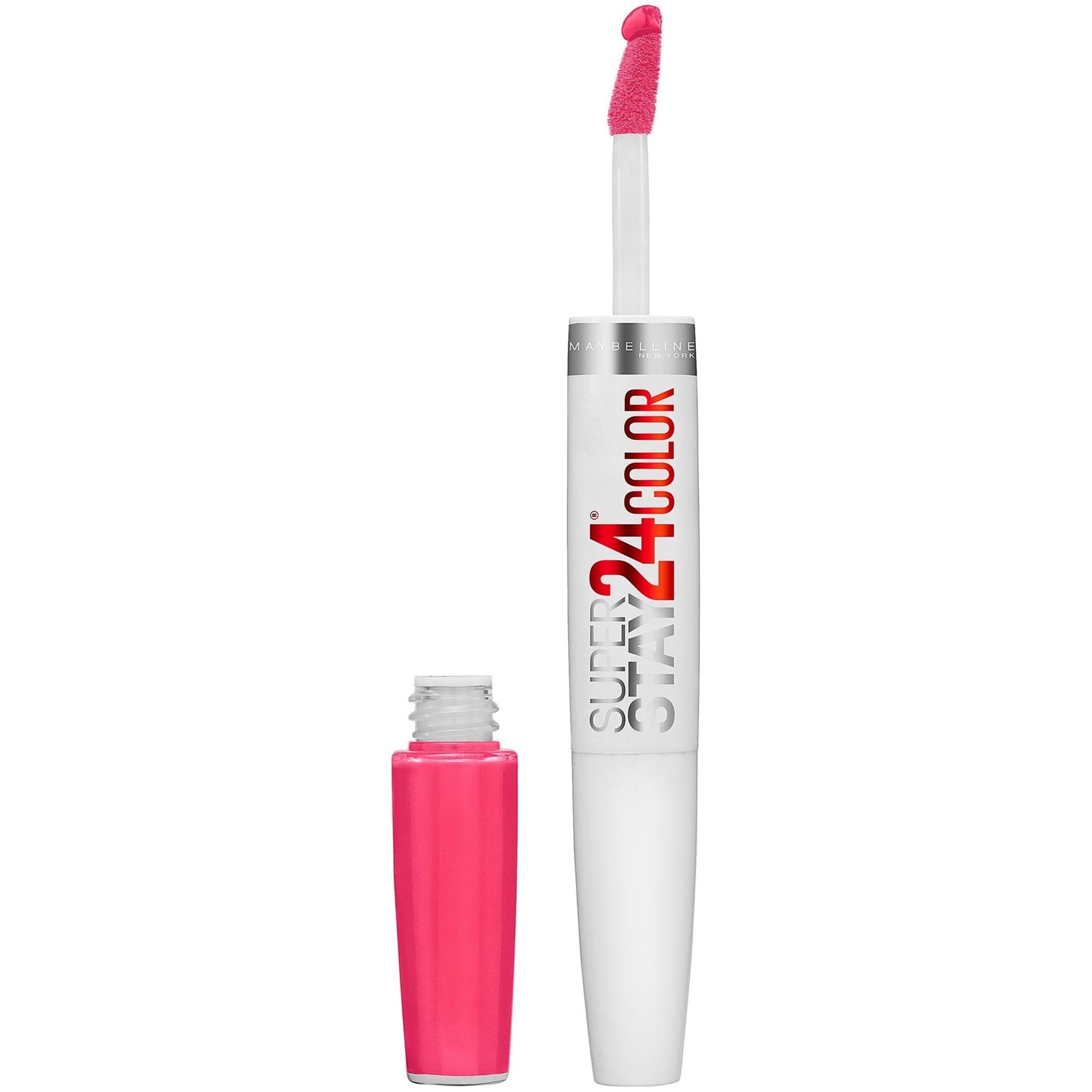 Maybelline Super Stay 24, 2 - Step Liquid Lipstick Makeup, Long Lasting Highly Pigmented Color with Moisturizing Balm, Very Cranberry, Ruby Red, 1 Count - 7DAY'S