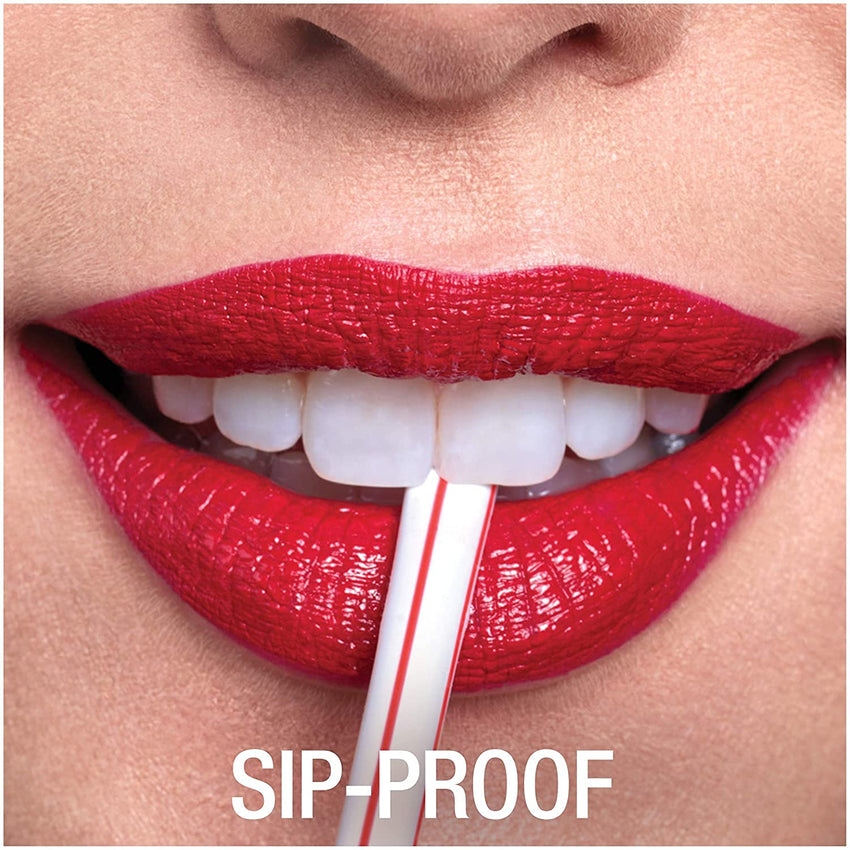 Maybelline Super Stay 24, 2 - Step Liquid Lipstick Makeup, Long Lasting Highly Pigmented Color with Moisturizing Balm, Very Cranberry, Ruby Red, 1 Count - 7DAY'S