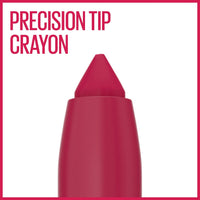 Maybelline Super Stay Ink Crayon Lipstick Makeup, Precision Tip Matte Lip Crayon with Built - in Sharpener, Longwear Up To 8Hrs, Lead The Way, Pink Beige, 1 Count - 7DAY'S