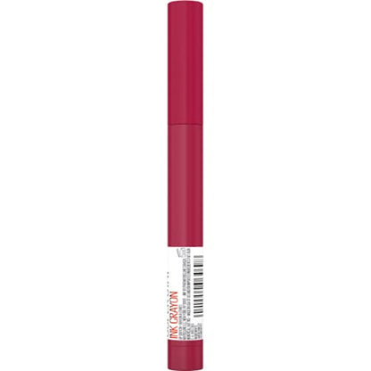 Maybelline Super Stay Ink Crayon Lipstick Makeup, Precision Tip Matte Lip Crayon with Built - in Sharpener, Longwear Up To 8Hrs, Lead The Way, Pink Beige, 1 Count - 7DAY'S