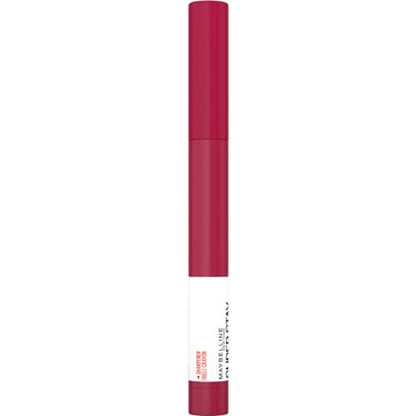 Maybelline Super Stay Ink Crayon Lipstick Makeup, Precision Tip Matte Lip Crayon with Built - in Sharpener, Longwear Up To 8Hrs, Lead The Way, Pink Beige, 1 Count - 7DAY'S