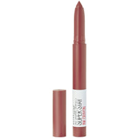 Maybelline Super Stay Ink Crayon Lipstick Makeup, Precision Tip Matte Lip Crayon with Built - in Sharpener, Longwear Up To 8Hrs, Lead The Way, Pink Beige, 1 Count - 7DAY'S