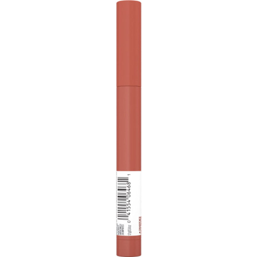Maybelline Super Stay Ink Crayon Lipstick Makeup, Precision Tip Matte Lip Crayon with Built - in Sharpener, Longwear Up To 8Hrs, Lead The Way, Pink Beige, 1 Count - 7DAY'S