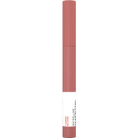 Maybelline Super Stay Ink Crayon Lipstick Makeup, Precision Tip Matte Lip Crayon with Built - in Sharpener, Longwear Up To 8Hrs, Lead The Way, Pink Beige, 1 Count - 7DAY'S