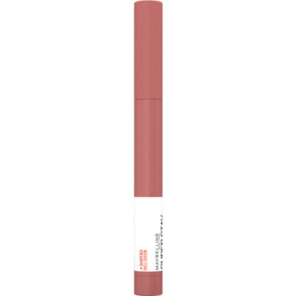 Maybelline Super Stay Ink Crayon Lipstick Makeup, Precision Tip Matte Lip Crayon with Built - in Sharpener, Longwear Up To 8Hrs, Lead The Way, Pink Beige, 1 Count - 7DAY'S