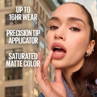 Maybelline Super Stay Matte Ink Liquid Lipstick Makeup, Long Lasting High Impact Color, Up to 16H Wear, Pioneer, Blue Red, 1 Count, Packaging May Vary - 7DAY'S