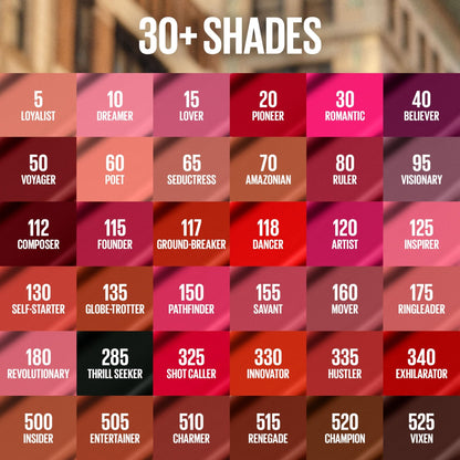 Maybelline Super Stay Matte Ink Liquid Lipstick Makeup, Long Lasting High Impact Color, Up to 16H Wear, Pioneer, Blue Red, 1 Count, Packaging May Vary - 7DAY'S