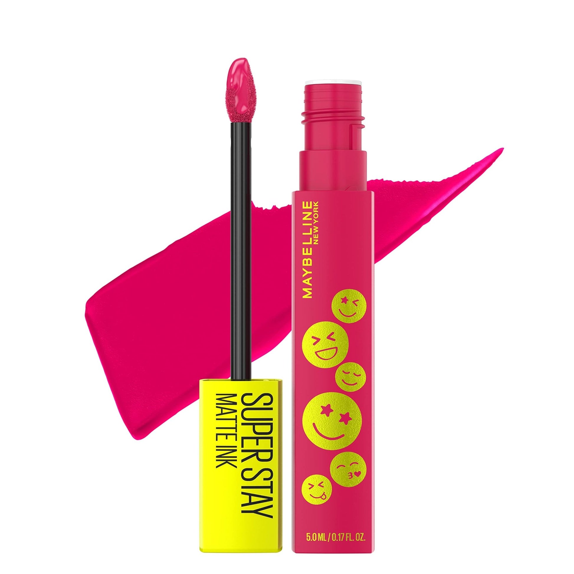 Maybelline Super Stay Matte Ink Liquid Lipstick Makeup, Long Lasting High Impact Color, Up to 16H Wear, Pioneer, Blue Red, 1 Count, Packaging May Vary - 7DAY'S